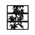 Levél fali dekoráció 3 db-os szett