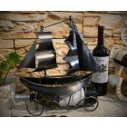 Fém bortartó, vitorlás hajó