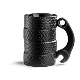 Autó Bögre Csavarkulcs Nyéllel, Fekete