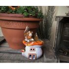 Kültéri Led-es Gombaház Mókussal