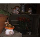 Kültéri Led-es Gombaház Mókussal