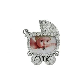 Fényképtartó Babakocsi Strasszos