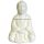 Ülő Buddha Aromalámpa - Fehér