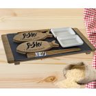 Sushi tálaló szett 9 db-os, bambusz tálcán