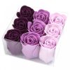 Szappanvirág dobozban lila
