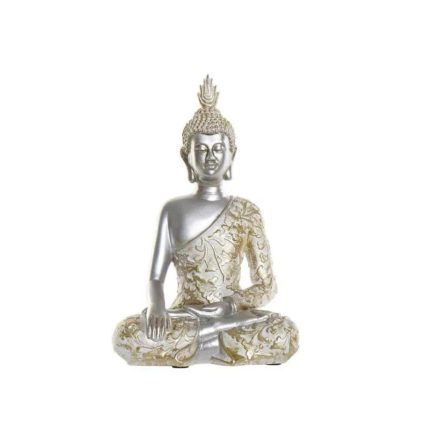 Ülő Buddha Figura Ezüst-Arany
