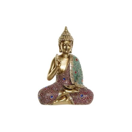 Buddha Szobor Aranyozott 23 cm