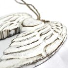 Kettős angyal szárny szívvel, 24cm