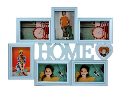 Fotókeret "Home" Felirattal 7 Kép