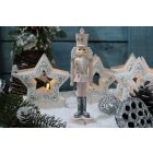 Diótörő műgyanta figura kicsi rózsaszín