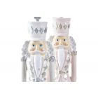 Diótörő műgyanta figura kicsi rózsaszín