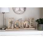 Mangófa és Aluminium Dekoráció 58 cm