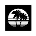 Beach - Lézervágott Fali dekoráció