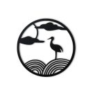 Madaras Tájkép Fali Dekoráció