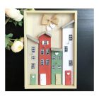 Fali Kulcstartó - Házak