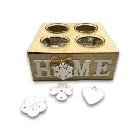 Fa mécsestartó 17cm