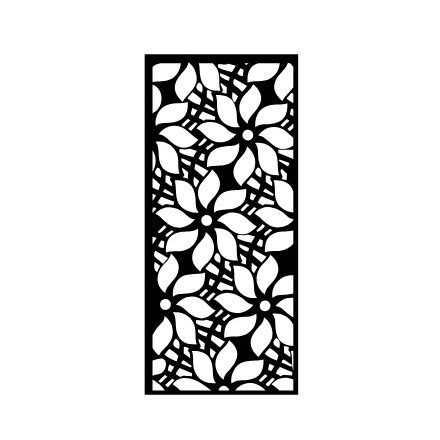 Virágos fali panel