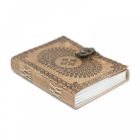 Bőr kötésű notesz Mandala