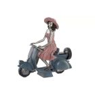 Dekorációs Figura, Lány motorral