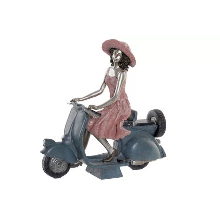 Dekorációs Figura, Lány motorral