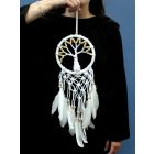 Az Élet Fája Álomfogó - Fehér 16cm 
