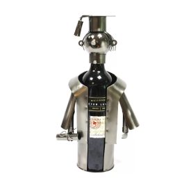 Fém bortartó - Diplomás Figura