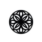 Mandala Virág Fali Dekoráció