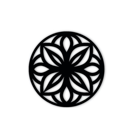 Mandala Virág Fali Dekoráció