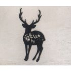Karácsonyi Szarvas Fali Dekoráció
