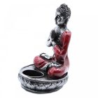 Buddha mécsestartó - Piros - Közepes