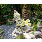 Kültéri Dekoráció Kisfiú Kaspóval