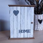 Fa Kulcsos szekrény "Home" Felirattal