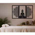 Buddha és Mandala Fali Dekoráció 3 db-os