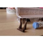 Füstölőtartó doboz antikolt