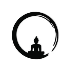 Buddha Fali Dekoráció