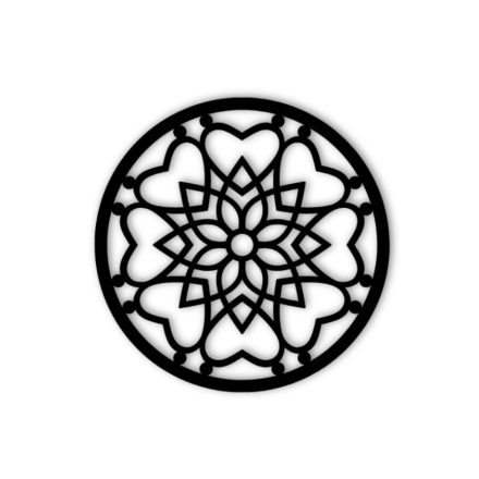 Szeretet Mandala Fali Dekoráció