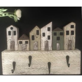 Kézműves Házikós Fali Kulcstartó