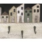 Kézműves Házikós Fali Kulcstartó