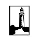 Világítótorony Fali Dekoráció