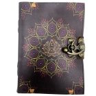 Bőrkötésű Notesz - Lótusz Mandala