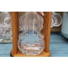 Pálinkás Szett Hegedű Formájú Üveggel