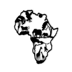 Afrika Állatai Fali Dekoráció