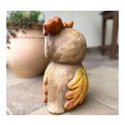 Kültéri Bagoly Faleveles 34 cm