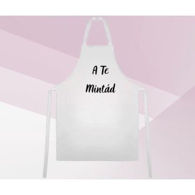 Feliratozható kötény fehér