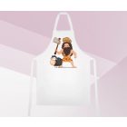 Feliratozható kötény fehér