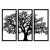 Fakép, 3 részes fali dekoráció