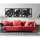 Levelek - 3 db-os fali dekorációs szett