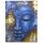 Buddha festmény - Absztrakt Kék Fej