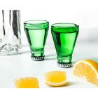 Pálinkás Pohár 2 db-os Szett "Sörösüveg"
