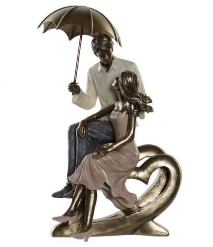 Dekorációs figura, Szerelmes pár esernyővel